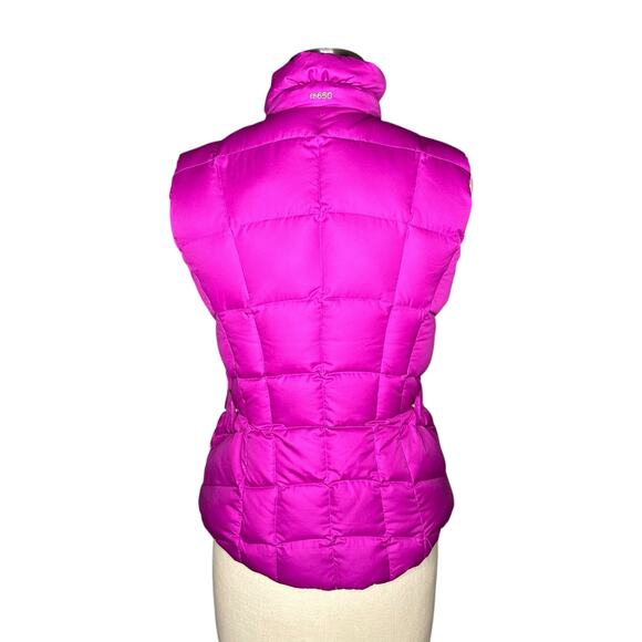 EDDIE BAUER Vibrant Purple Pink EB650 Down Puffer Vest Women's Size XS Quilted - Picture 3 of 6